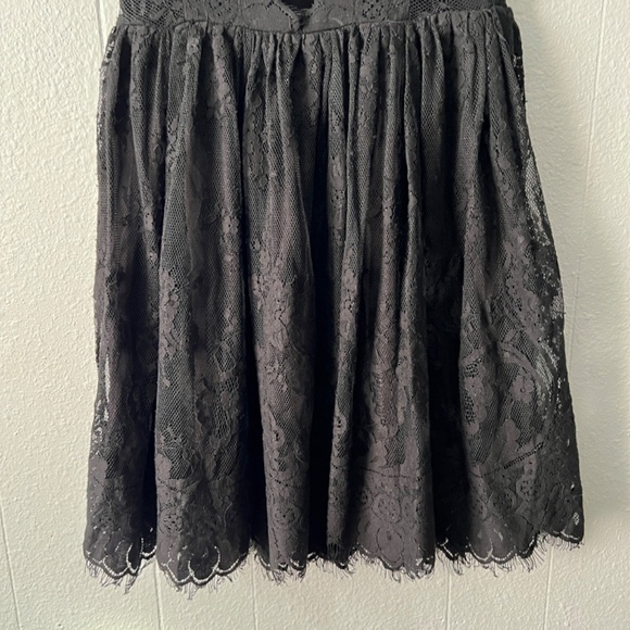 Free People Womens Mini Dress 2 Lace Witchy Fairygoth Whimsigoth Party Cocktail - Picture 12 of 15